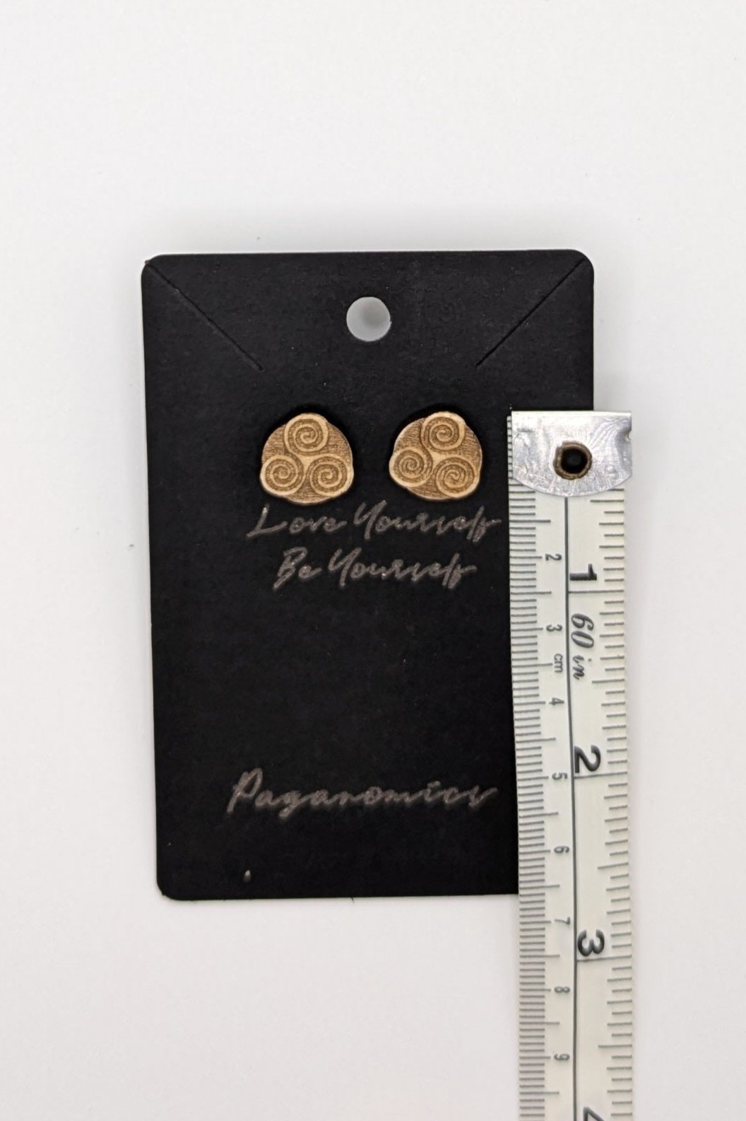 Triskelion Triskeles Stud Earrings