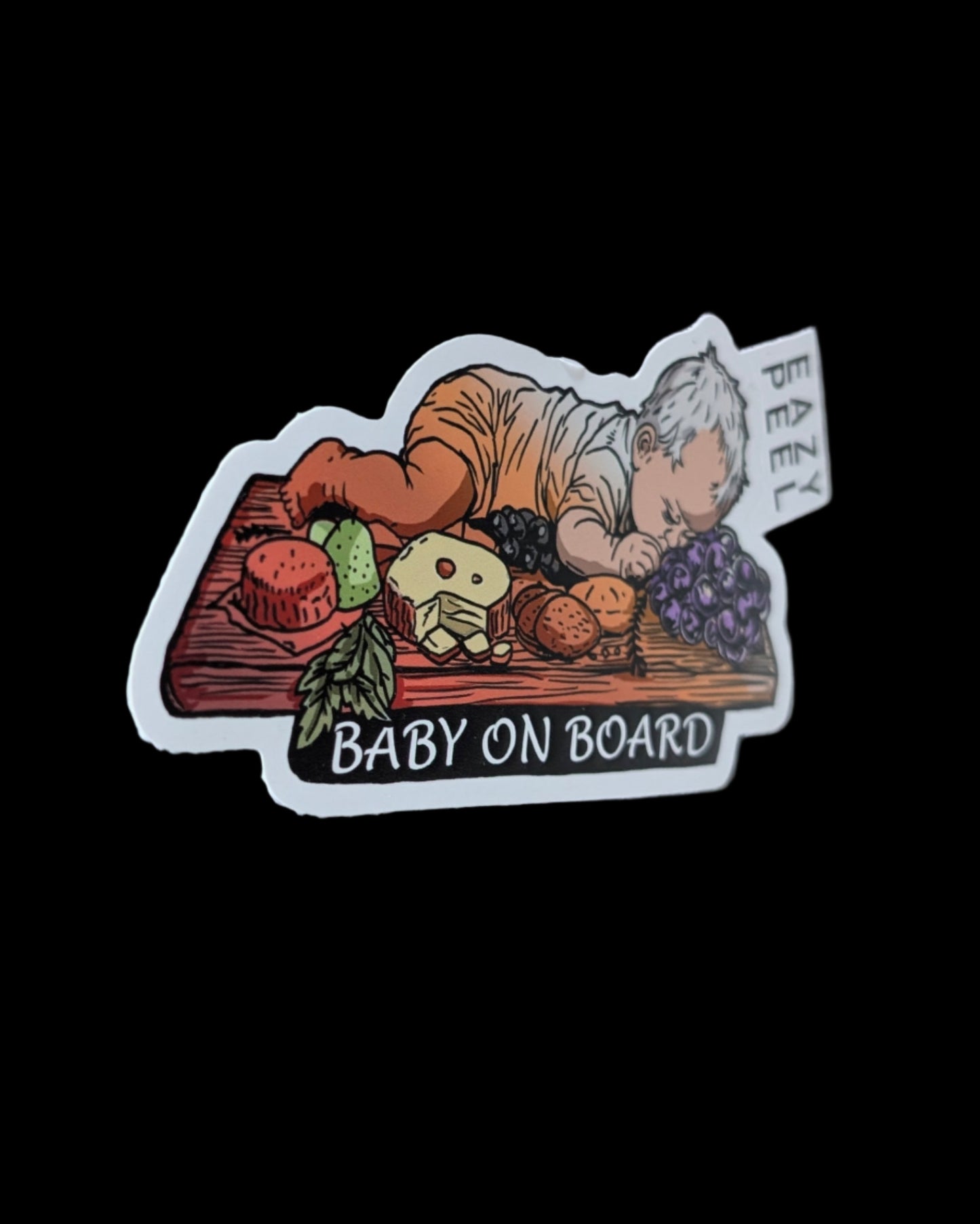Baby on Board CharCUTErie Board Vinyl Sticker