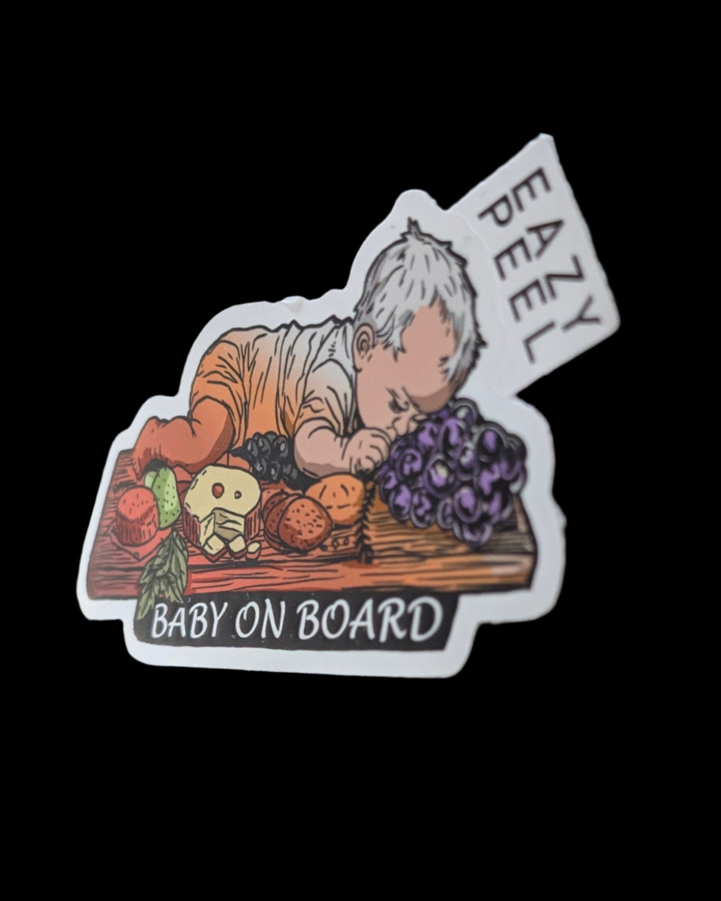 Baby on Board CharCUTErie Board Vinyl Sticker