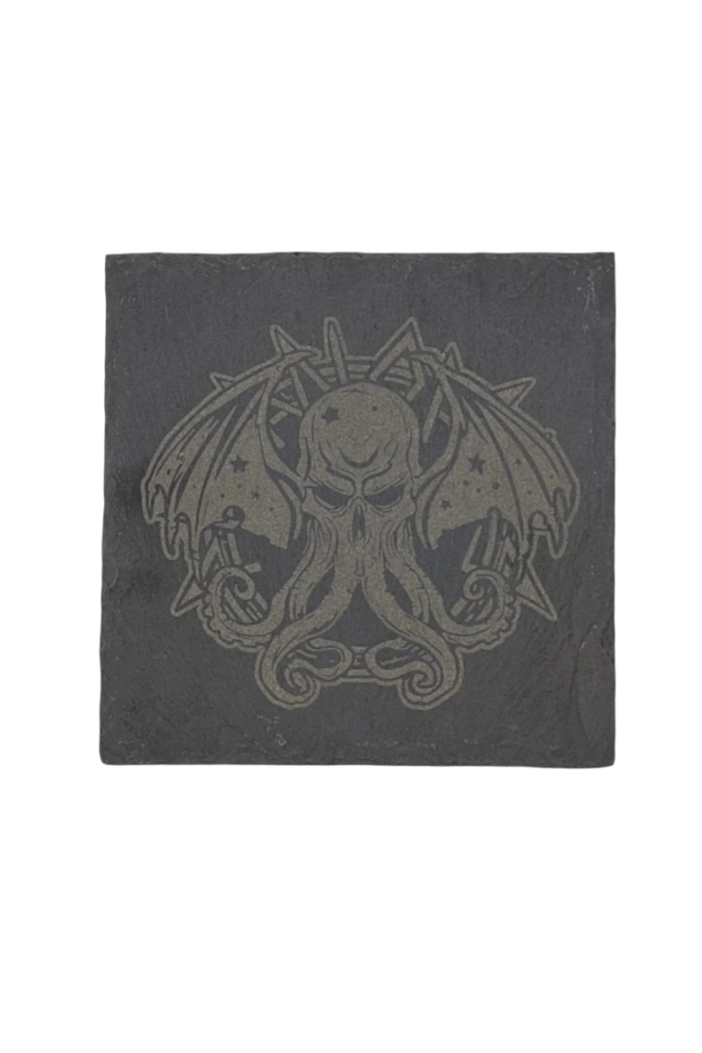 Cthulhu Paganomics Logo Stone Coaster