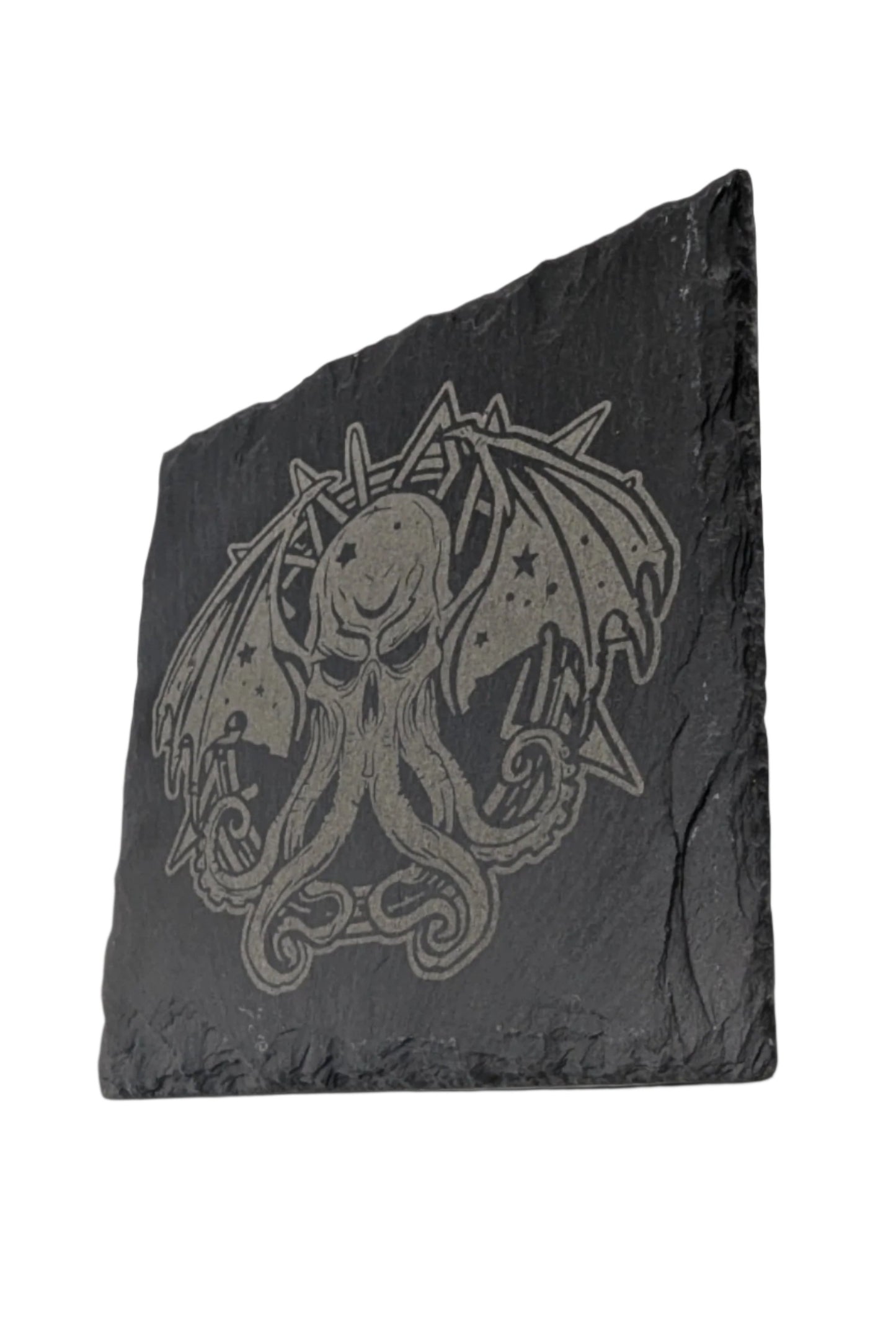 Cthulhu Paganomics Logo Stone Coaster