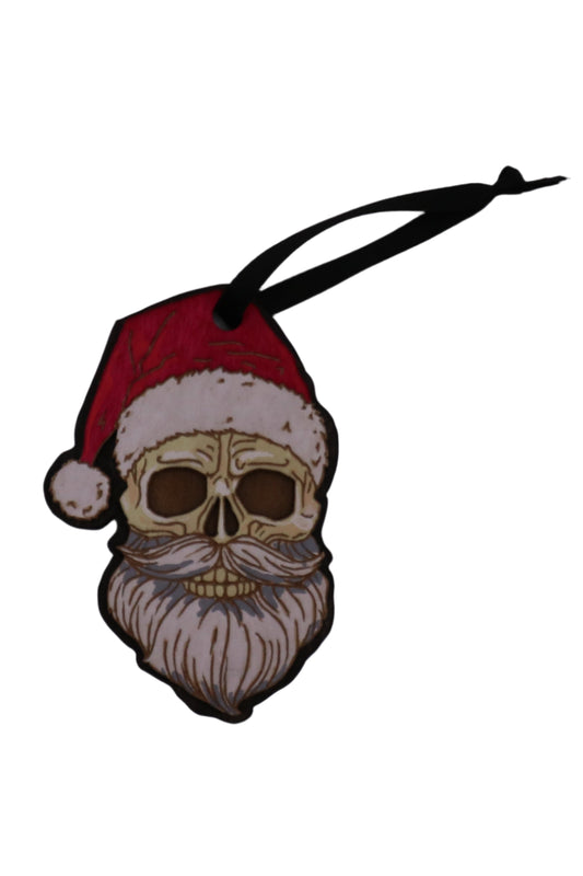 Skull Santa Holiday Ornament