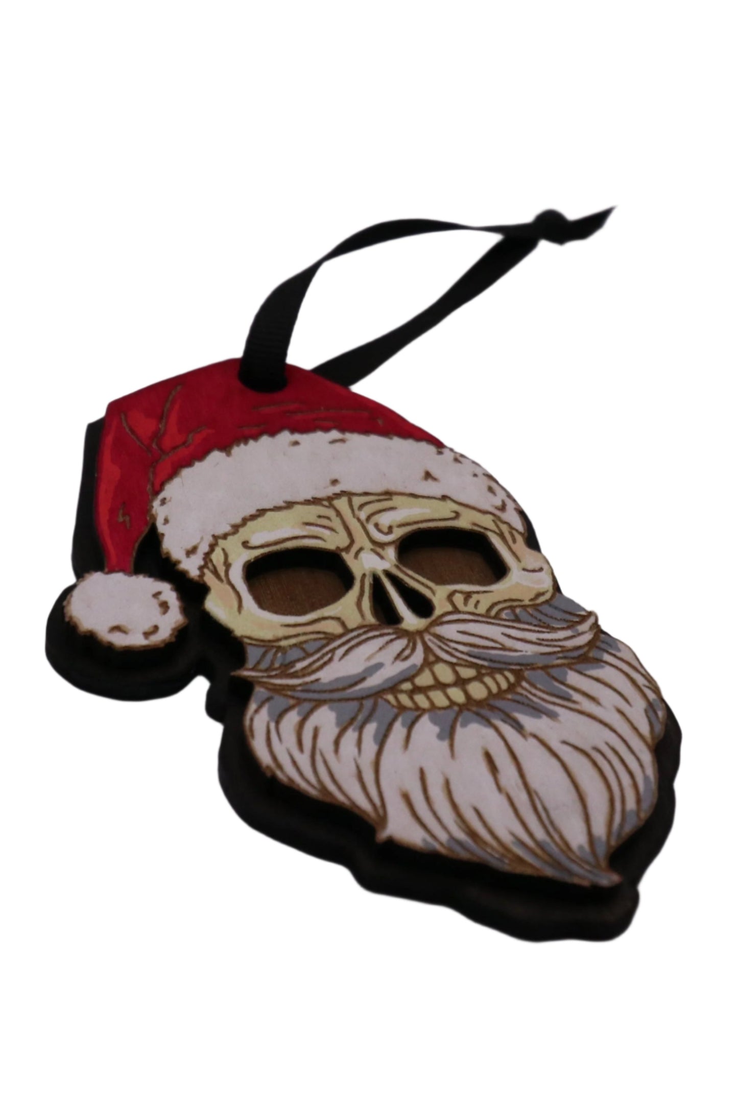 Skull Santa Holiday Ornament