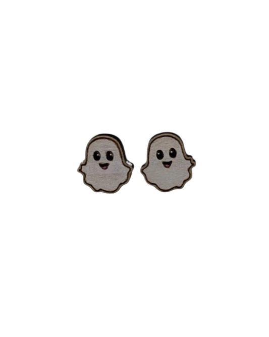 Cute Lil Ghost Stud Earrings