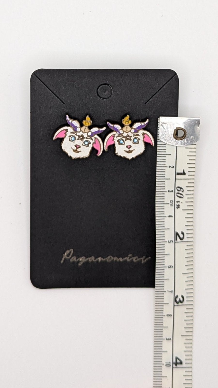 Cute Lil' Baphomet Stud Earrings