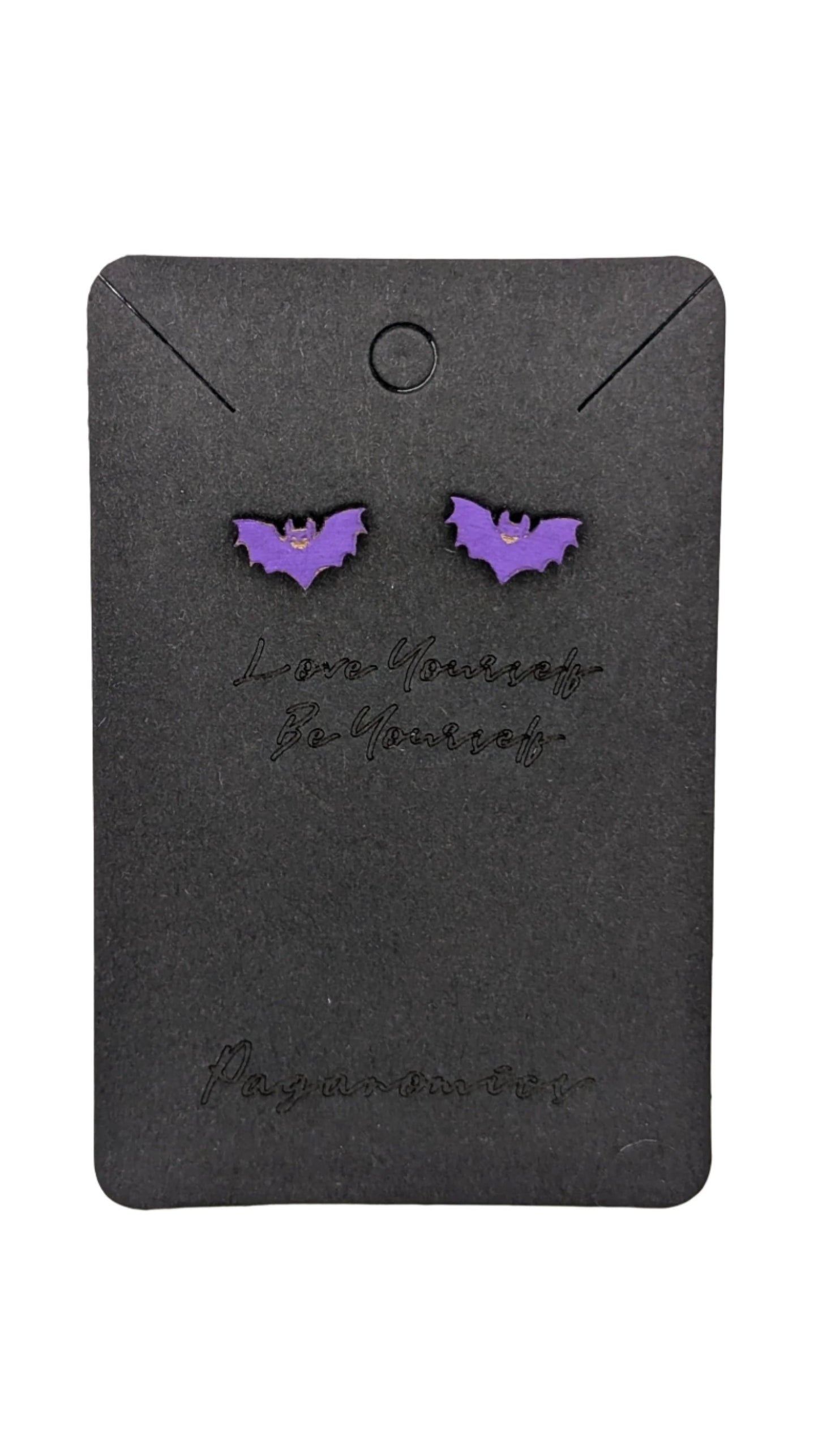 Small Bat Stud Earrings