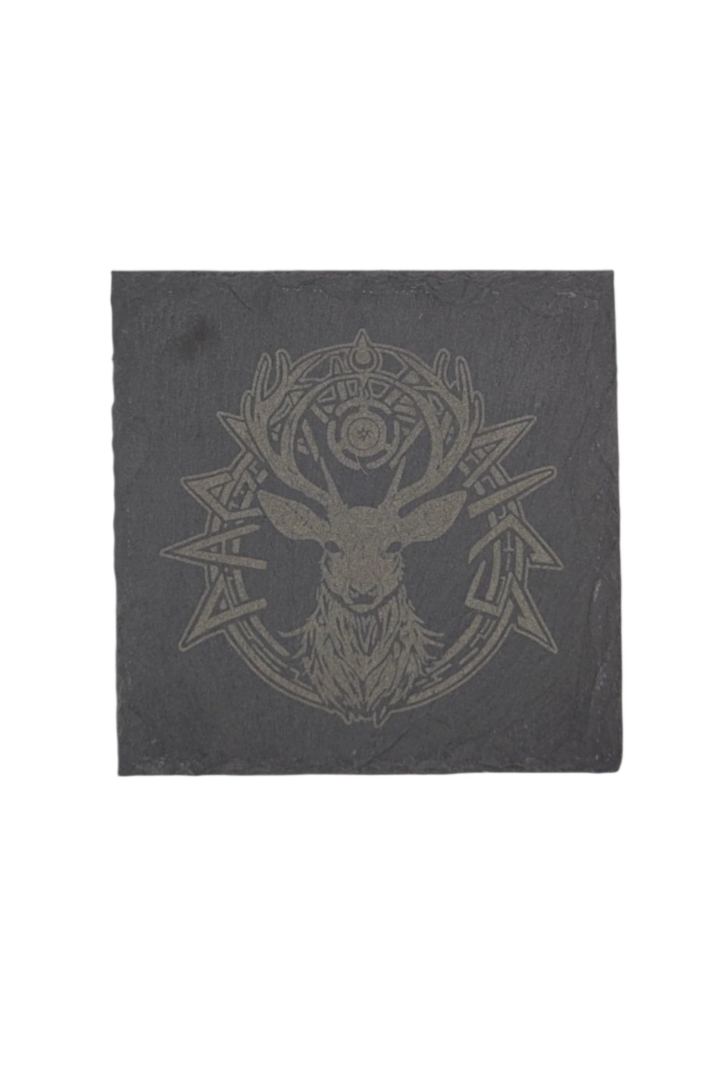 Forest Spirit Paganomics Logo Stone Coaster