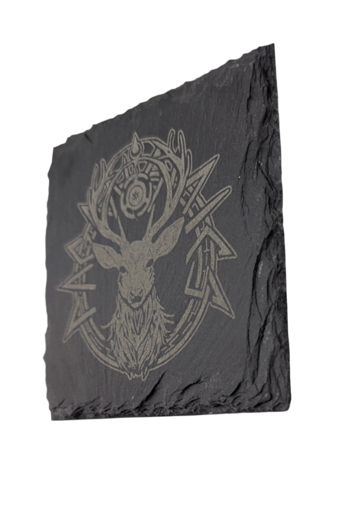 Forest Spirit Paganomics Logo Stone Coaster