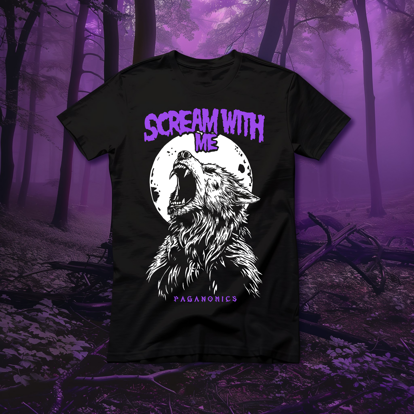 Scream With Me Werewolf Tee